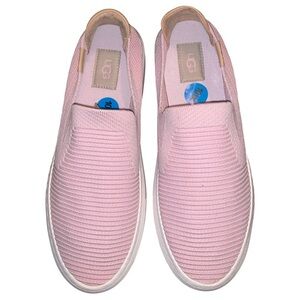 UGG ALAMEDA SAMMY SLIP-ON SHOES 1136841 SEASHEL PINK SIZE 10 wide WOMAN NWOB